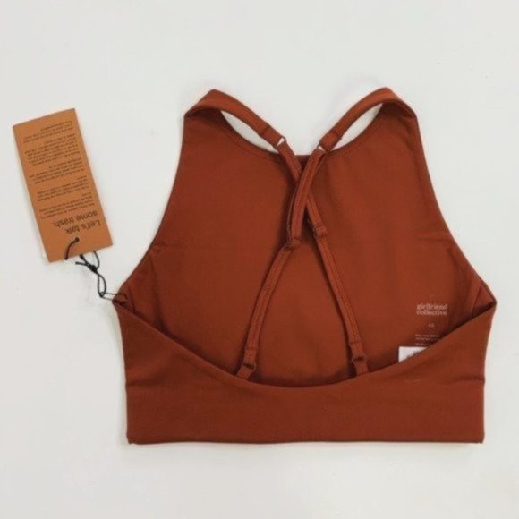 NWT Girlfriend Collective Topanga Bra in Sedona - Picture 2 of 3